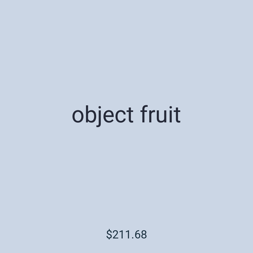 object fruit