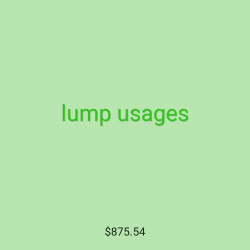 lump usages