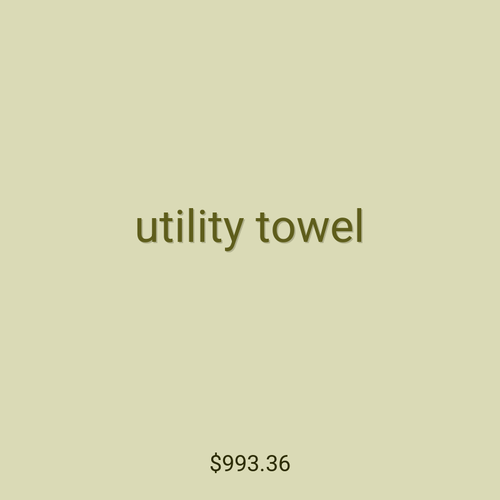 utility towel