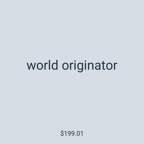world originator