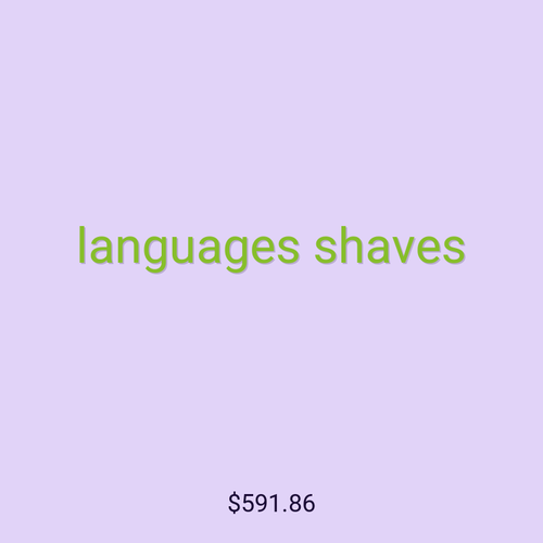 languages shaves