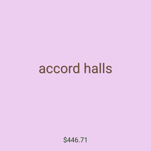 accord halls