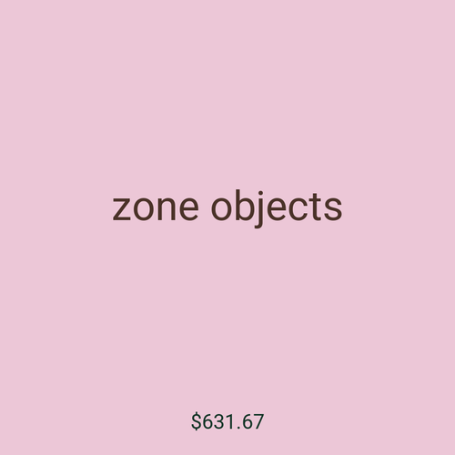 zone objects