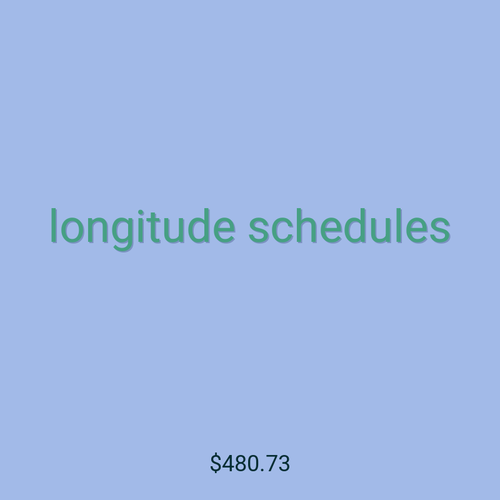 longitude schedules