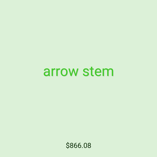 arrow stem