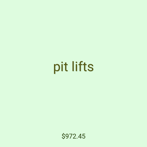 pit lifts