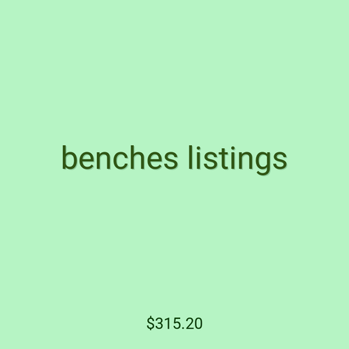 benches listings