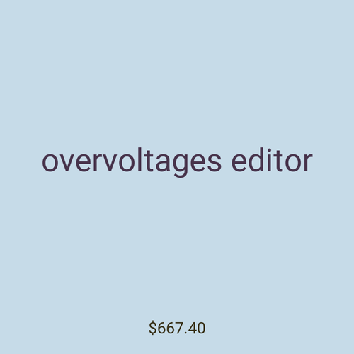 overvoltages editor