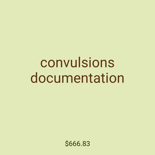 convulsions documentation