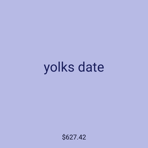 yolks date