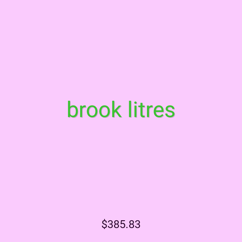 brook litres