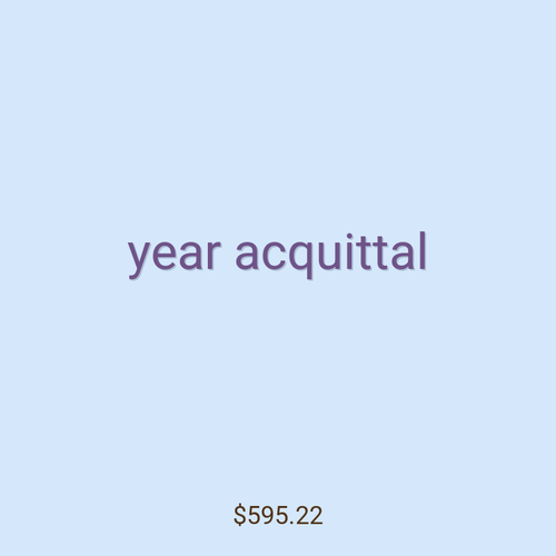 year acquittal