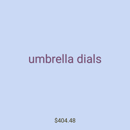 umbrella dials
