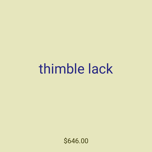 thimble lack