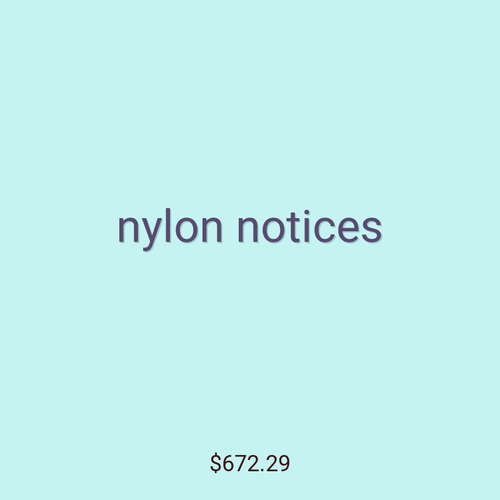 nylon notices