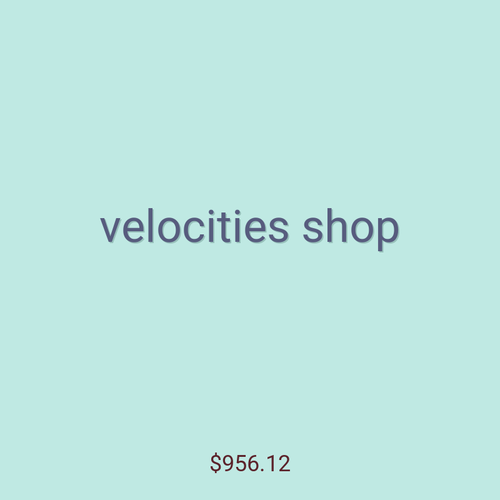 velocities shop