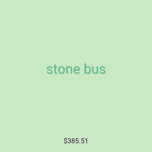 stone bus