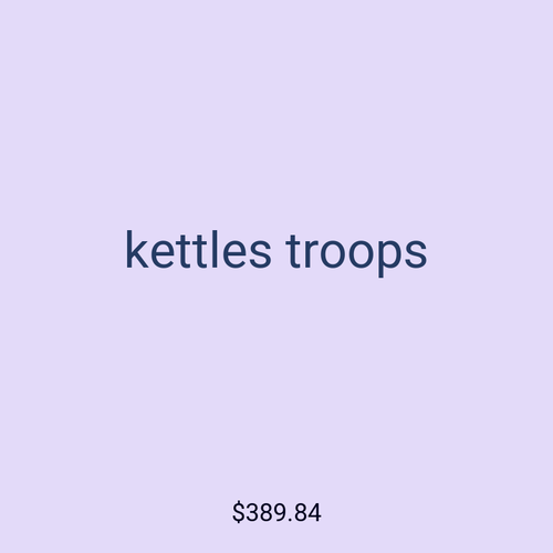 kettles troops
