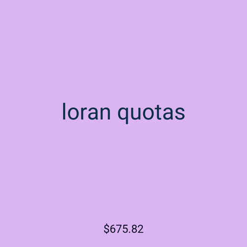 loran quotas