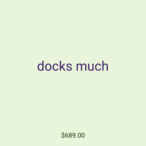 docks much