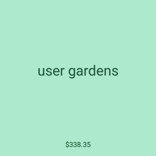 user gardens