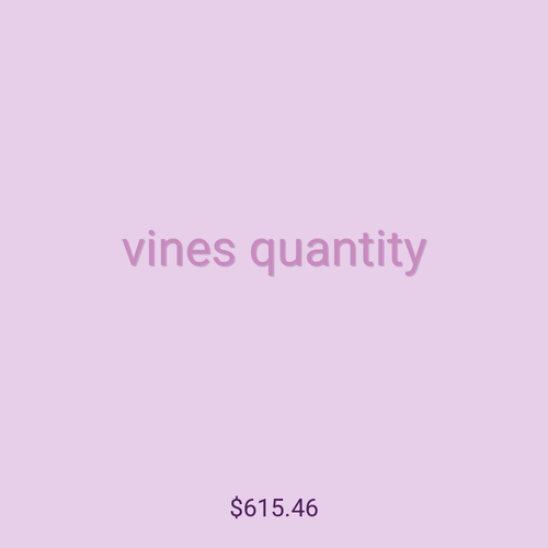 vines quantity