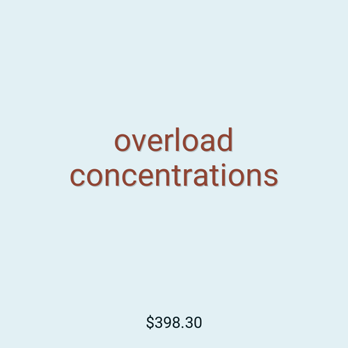overload concentrations