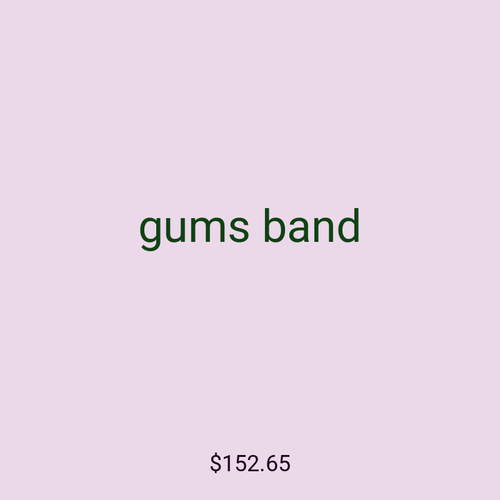 gums band