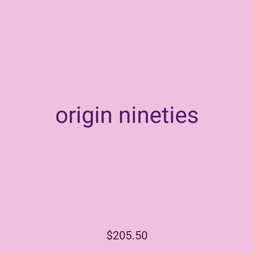 origin nineties
