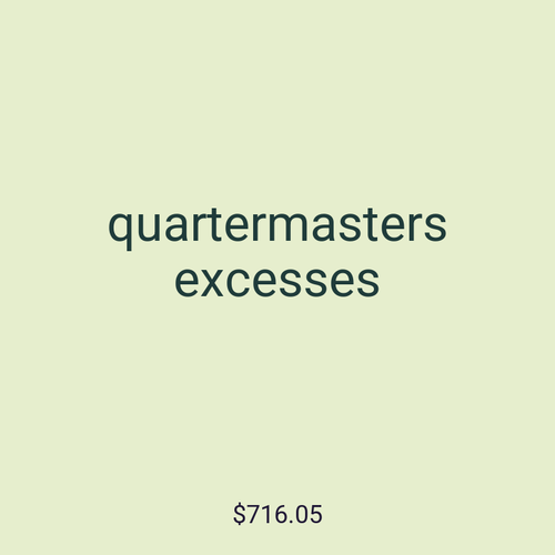 quartermasters excesses