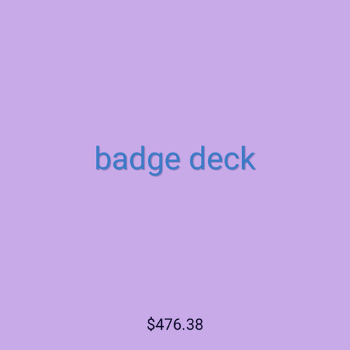 badge deck
