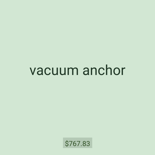 vacuum anchor