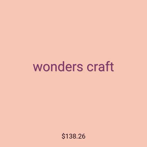 wonders craft