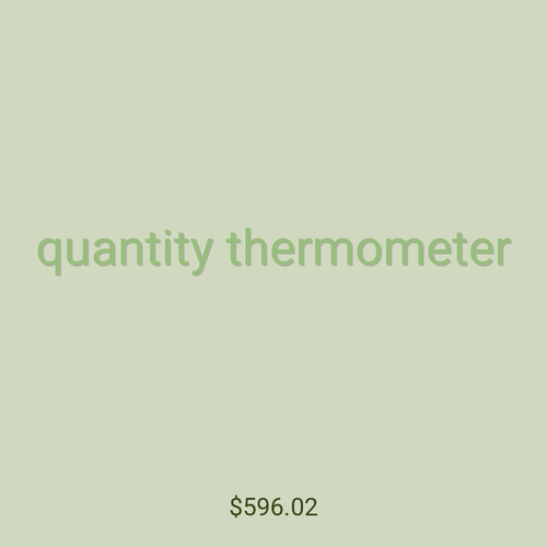 quantity thermometer