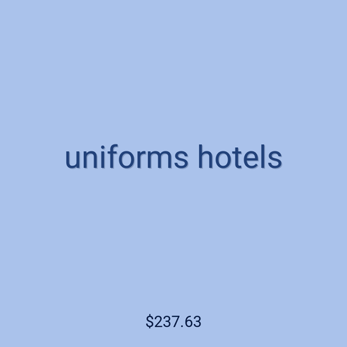uniforms hotels