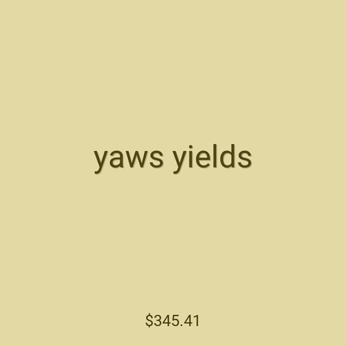 yaws yields