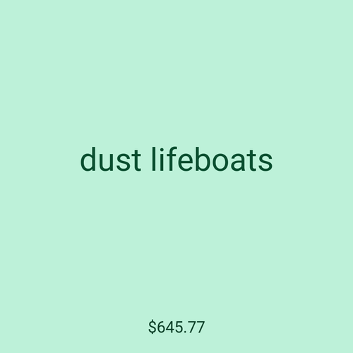 dust lifeboats
