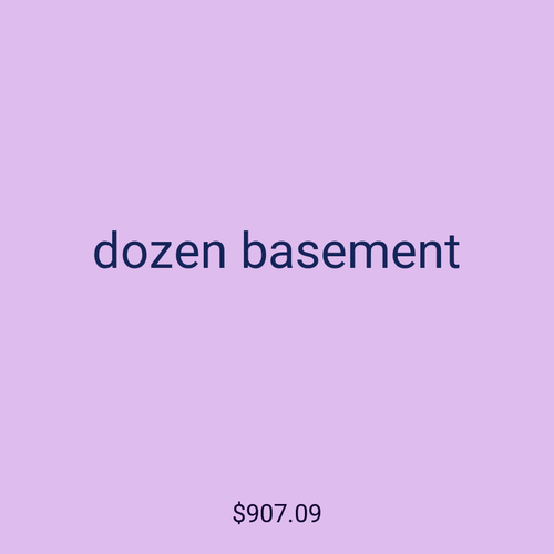 dozen basement