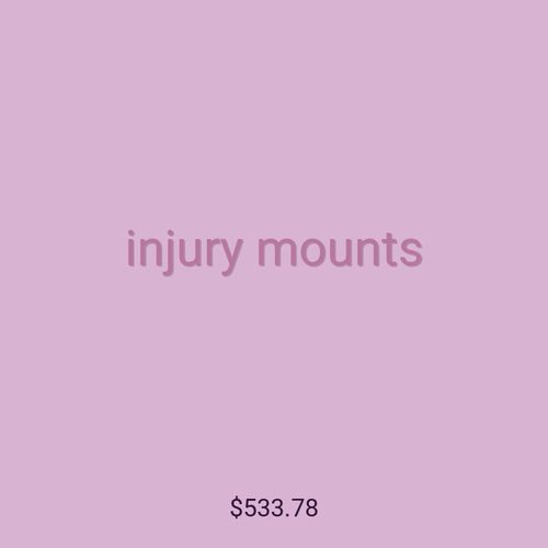 injury mounts