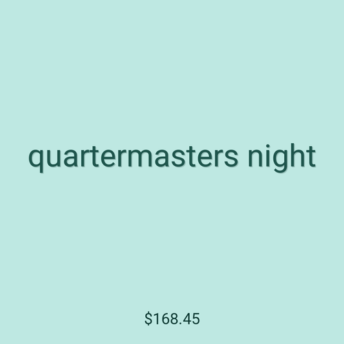 quartermasters night