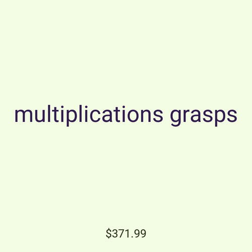 multiplications grasps