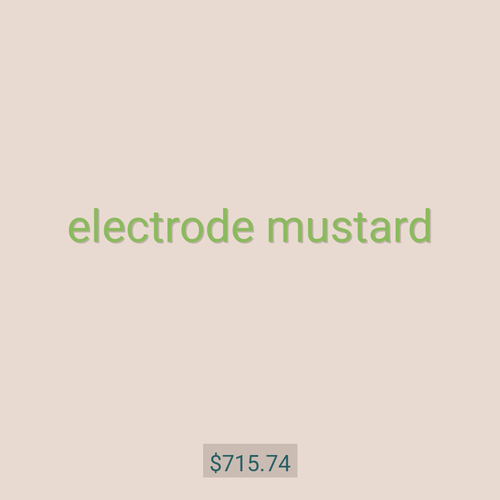 electrode mustard