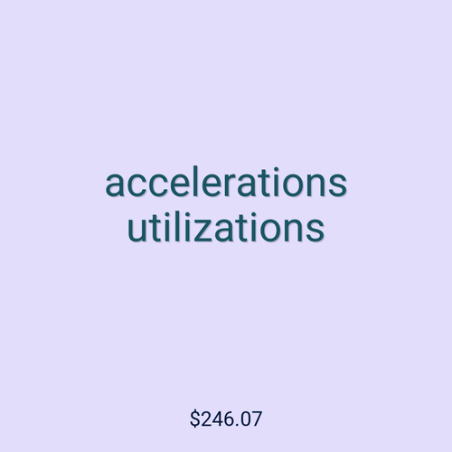 accelerations utilizations