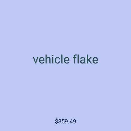 vehicle flake