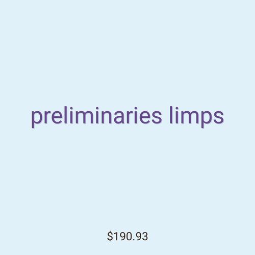 preliminaries limps