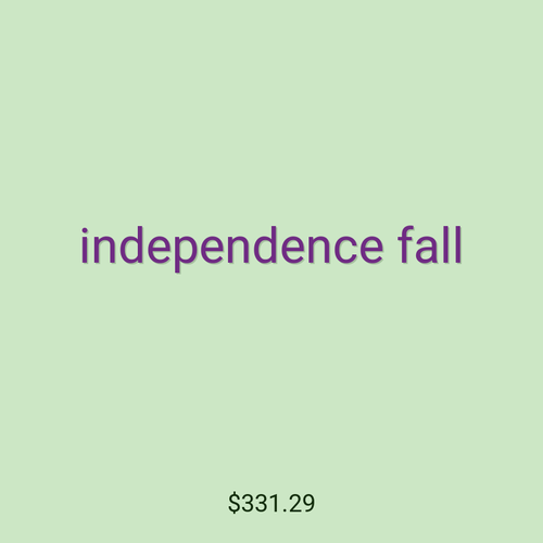 independence fall