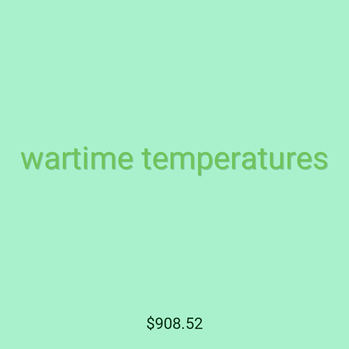 wartime temperatures