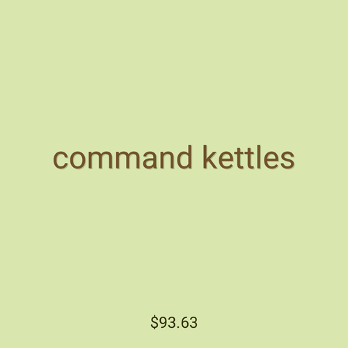 command kettles