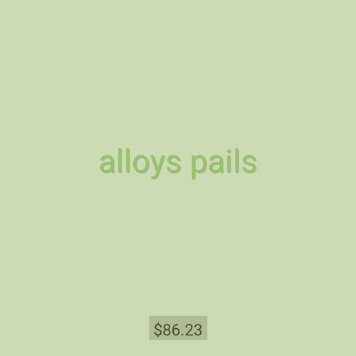 alloys pails