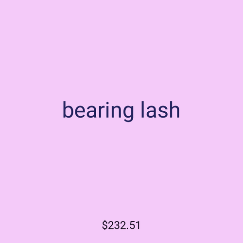 bearing lash